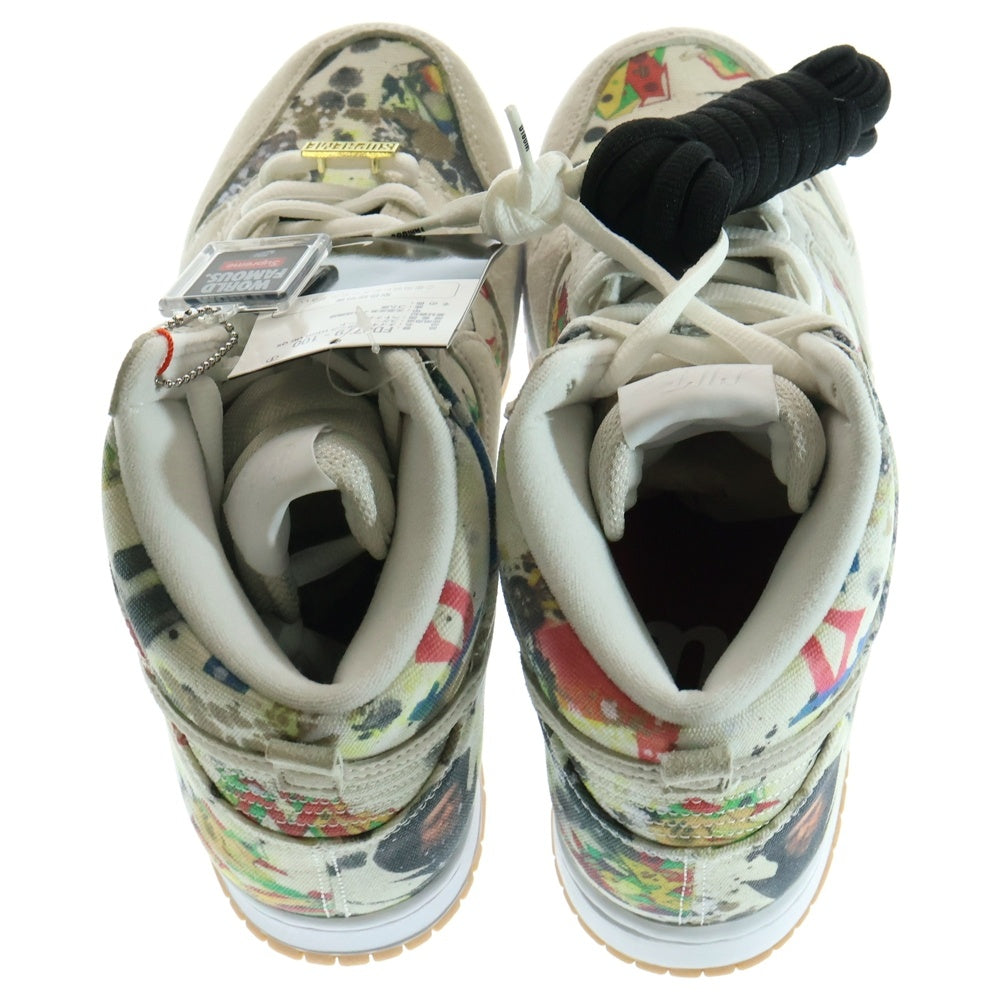 NIKE SB(ナイキエスビー) ×SUPREME SB DUNK HIGH OG QS シュプリーム ダンク ハイカットスニーカー ベージュ US9/27cm FD8779-100
