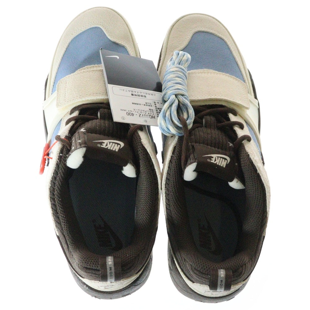 NIKE(ナイキ) ×TRAVIS SCOTT ZOOM FIELD JAXX トラヴィススコット ズームフィールド ジャックス ローカットスニーカー ベージュ US9/27cm HQ3072-400