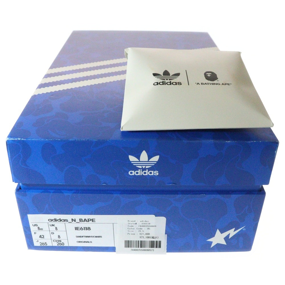 adidas Originals(アディダスオリジナルス) ×A BATHING APE LWST BAPE SAND アベイシングエイプ ロースーツ ベイプ ローカットスニーカー マルチ US8.5/26.5cm IE6118
