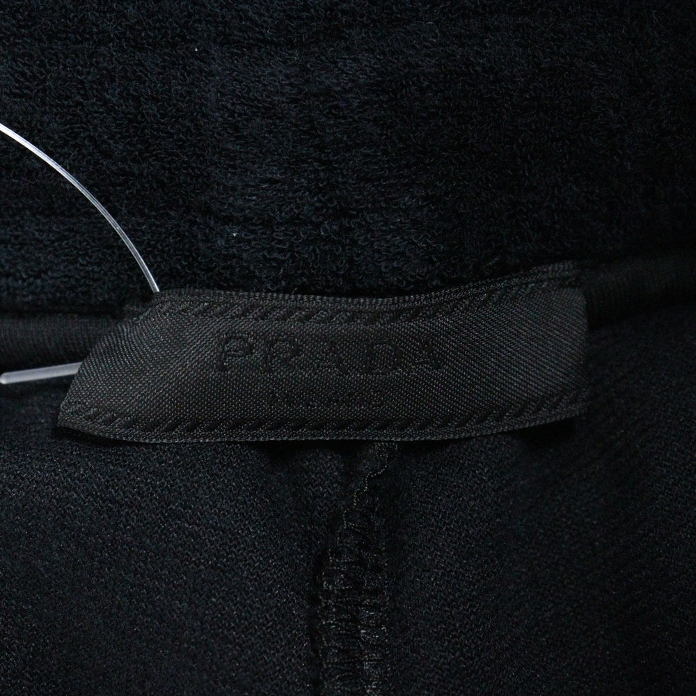 PRADA(プラダ) Terry-Cloth Shorts トライアングルロゴ テリー ハーフパンツ ショーツ ブラック UJP221