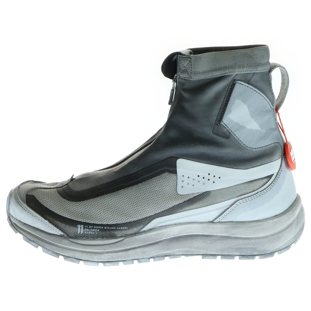 SALOMON(サロモン) BANBA 2 HIGH バンバ フロントジップ ハイカットスニーカー グレー
