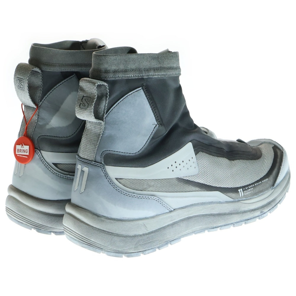 SALOMON(サロモン) BANBA 2 HIGH バンバ フロントジップ ハイカットスニーカー グレー