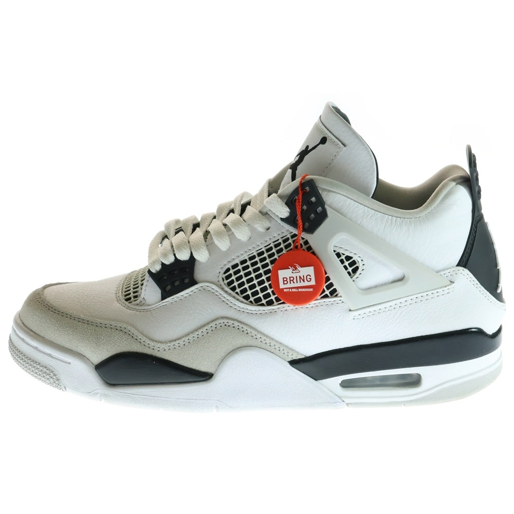 NIKE(ナイキ) AIR JORDAN4 MILITARY BLACK エアジョーダン ハイカットスニーカー ミリタリーブラック/ホワイト US9/27cm DH6927-111