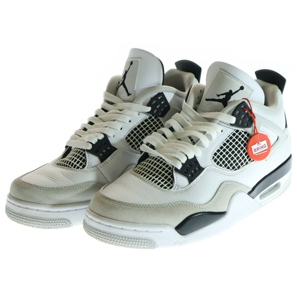 NIKE(ナイキ) AIR JORDAN4 MILITARY BLACK エアジョーダン ハイカットスニーカー ミリタリーブラック/ホワイト US9/27cm DH6927-111