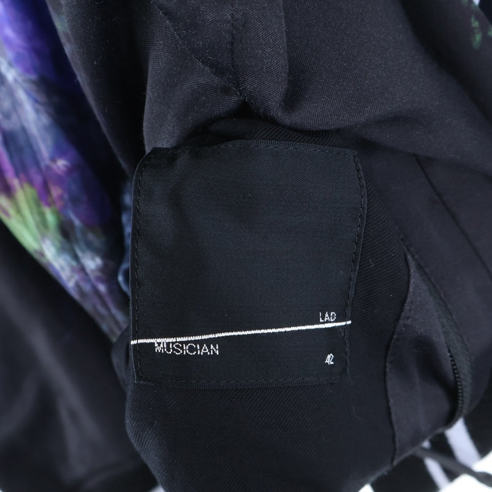 LAD MUSICIAN(ラッドミュージシャン) Reversible Blouson リバーシブルブルゾン ジップアップジャケット 2120-354 マルチ
