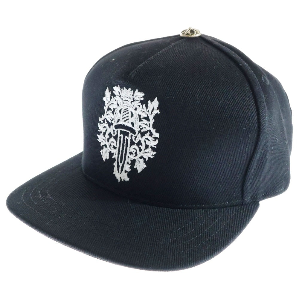 CHROME HEARTS(クロムハーツ) BASEBALL TRUCKER ベースボール トラッカーキャップ ダガー刺繍 帽子 ブラック