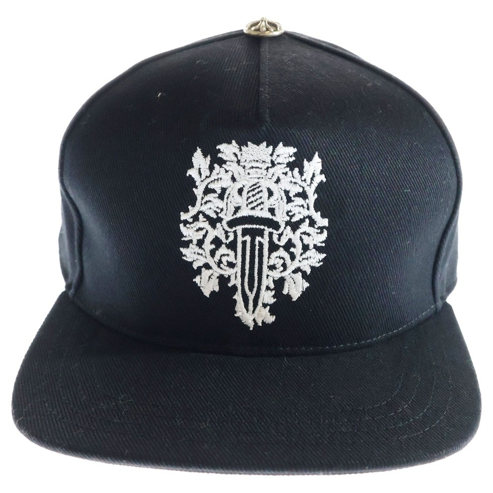 CHROME HEARTS(クロムハーツ) BASEBALL TRUCKER ベースボール トラッカーキャップ ダガー刺繍 帽子 ブラック
