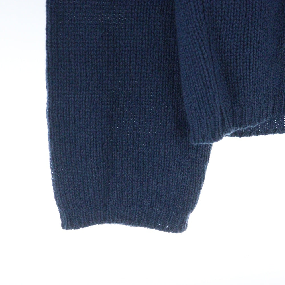 PRADA(プラダ) Crew Neck Cashmere Sweater クルーネックカシミヤセーター 長袖ニットセーター UMN864 ブルー