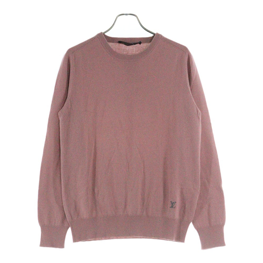 LOUIS VUITTON(ルイヴィトン) Crew Neck Knit Sweater クルーネックニットセーター 長袖ニットセーター RM151Q ピンク