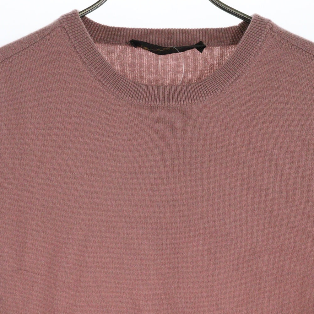 LOUIS VUITTON(ルイヴィトン) Crew Neck Knit Sweater クルーネックニットセーター 長袖ニットセーター RM151Q ピンク