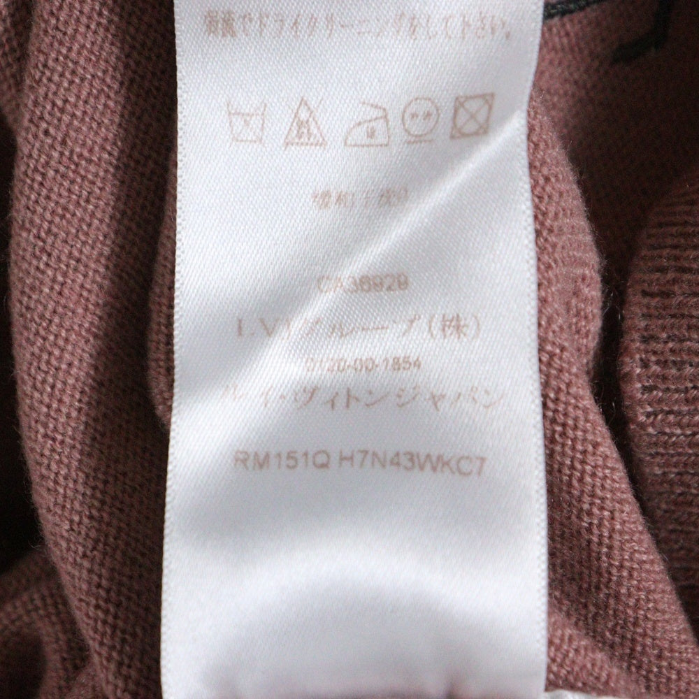 LOUIS VUITTON(ルイヴィトン) Crew Neck Knit Sweater クルーネックニットセーター 長袖ニットセーター RM151Q ピンク