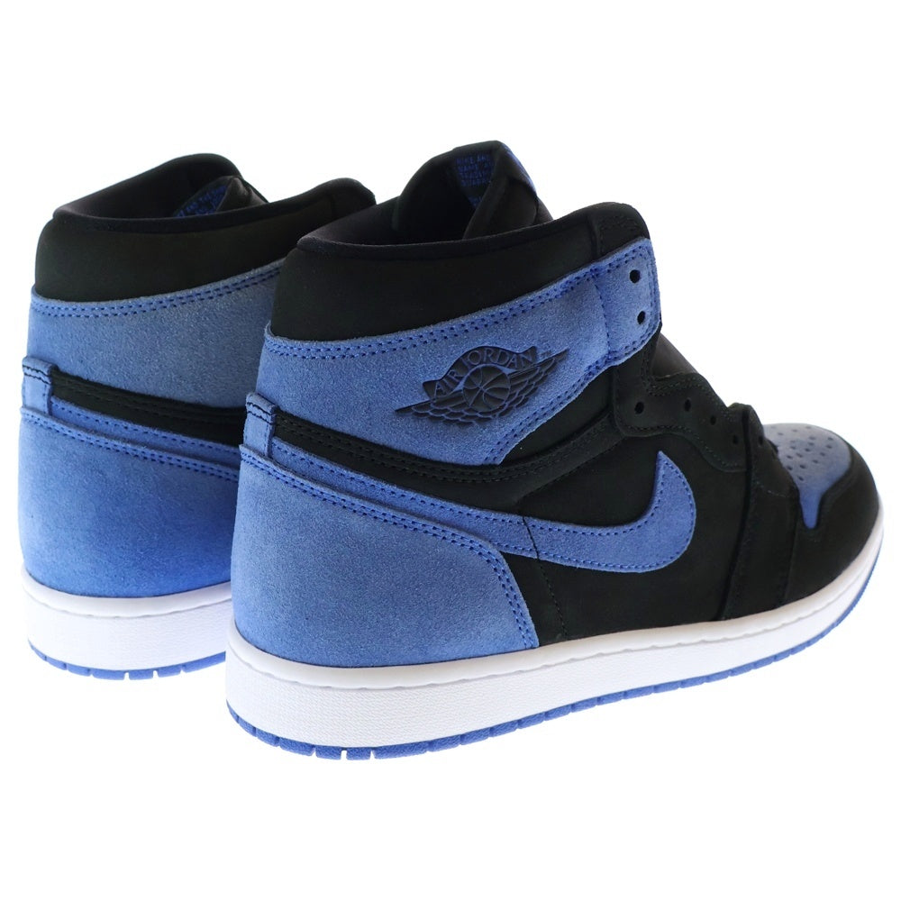 NIKE(ナイキ) AIR JORDAN 1 RETRO HIGH OG ROYAL REIMAGINED DZ5485-042 エアジョーダン1 レトロ ロイヤル リイマジンド ハイカットスニーカー ブラック/ブルー US10/28cm