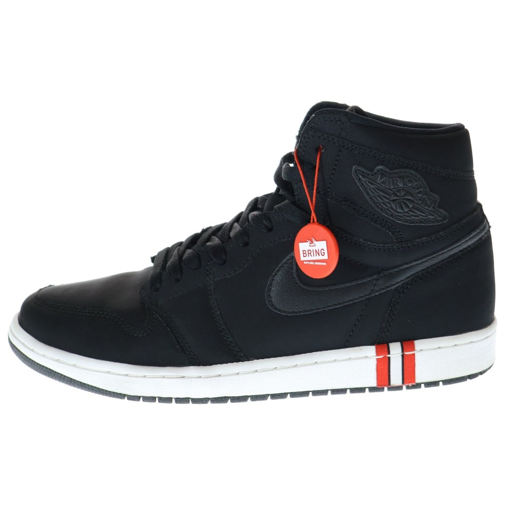 NIKE(ナイキ) AIR JORDAN 1 HIGH PSG エアジョーダン1 パリサンジェルマン ハイカットスニーカー US10/28cm ブラック