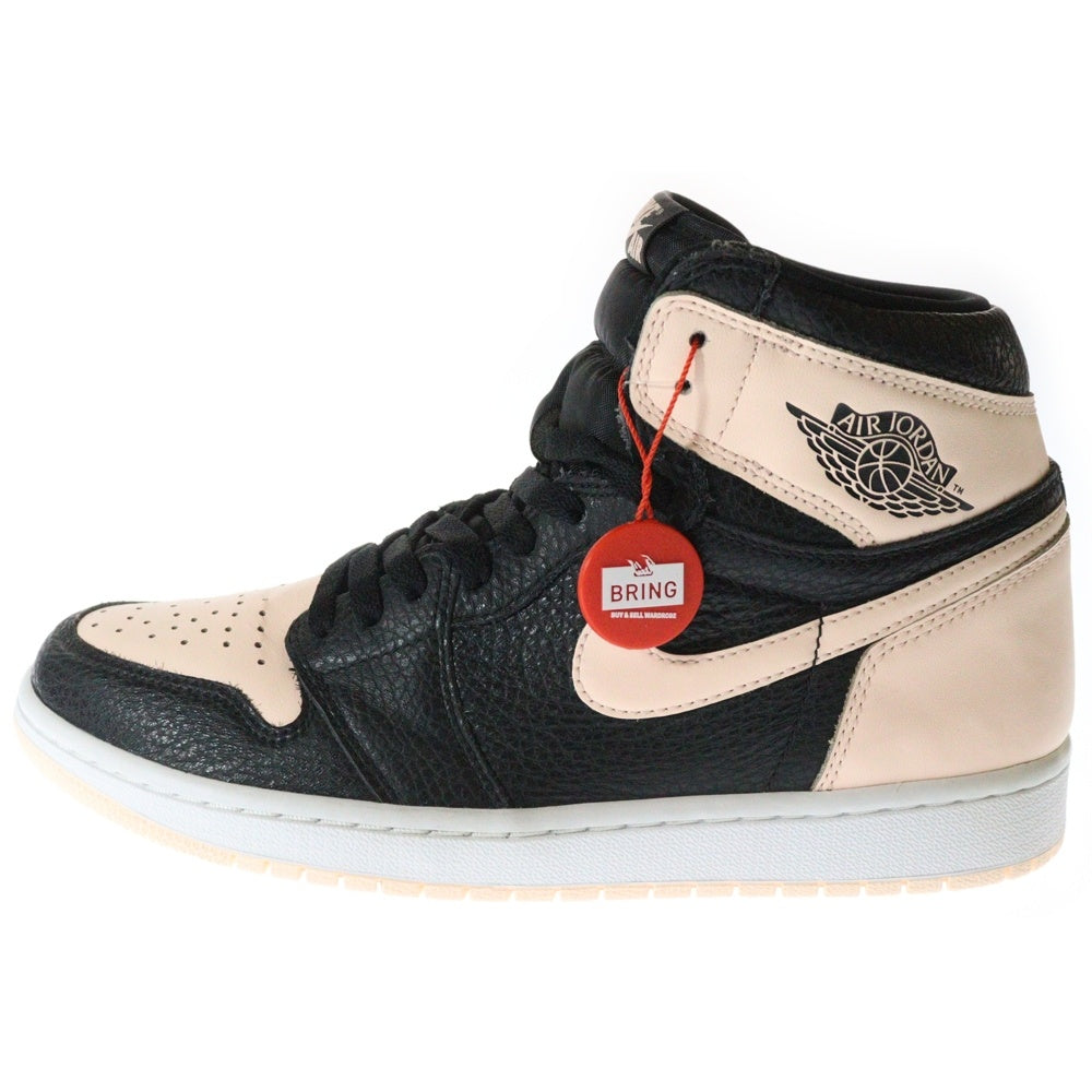 NIKE(ナイキ) AIR JORDAN 1 RETRO HIGH CRIMSON TINT エアジョーダン1 レトロ ハイカットスニーカー クリムゾンティント US10/28cm 555088-081 ブラック/ピンク