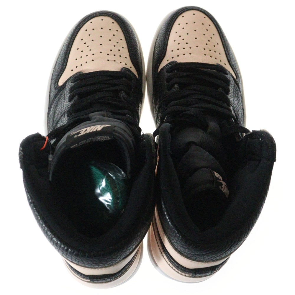NIKE(ナイキ) AIR JORDAN 1 RETRO HIGH CRIMSON TINT エアジョーダン1 レトロ ハイカットスニーカー クリムゾンティント US10/28cm 555088-081 ブラック/ピンク