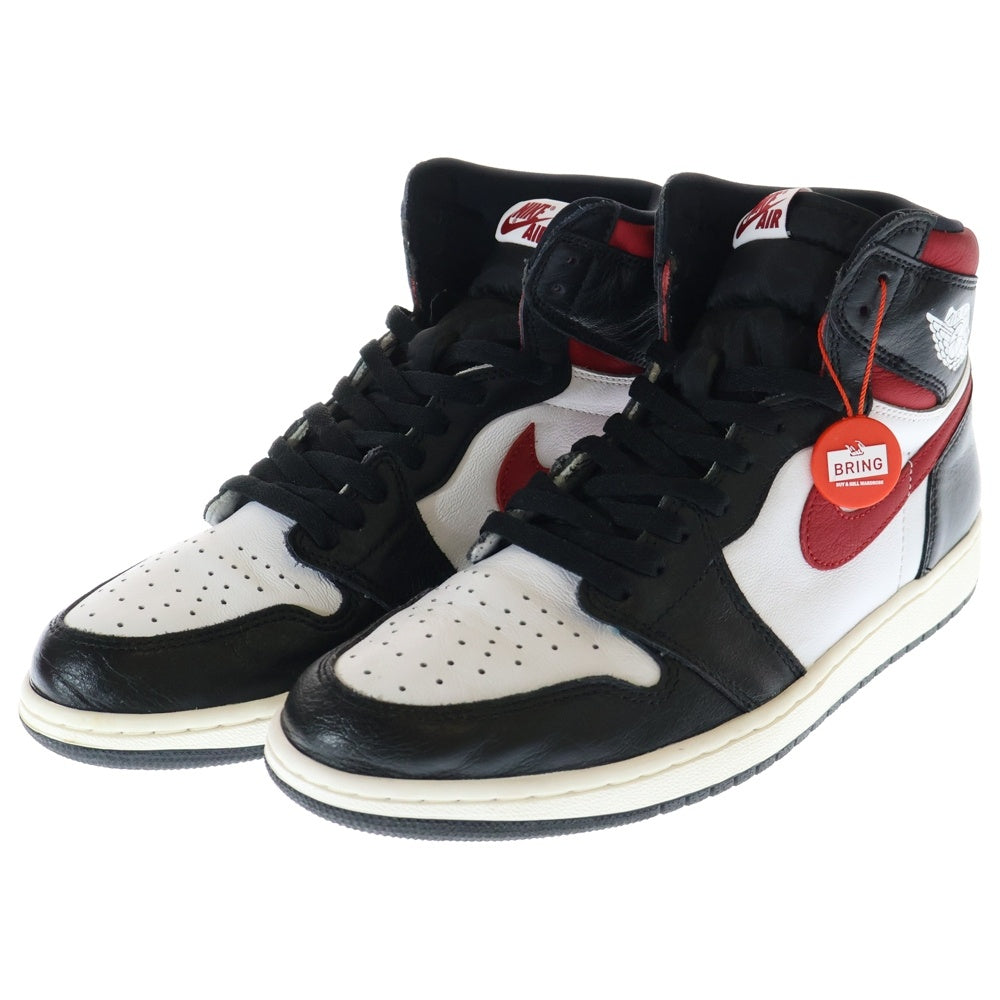 NIKE(ナイキ) AIR JORDAN1 RETRO OG エアジョーダン1 レトロ オージー ジムレッド ハイカットスニーカー US11/29cm 555088-061 ホワイト/ブラック/レッド