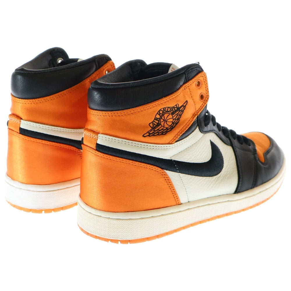 NIKE(ナイキ) WMNS AIR JORDAN 1 RE HI OG SL SATIN SHATTERED BACKBOARD ウィメンズ エアジョーダン1 レトロ ハイカットスニーカー US9/27cm AV3725-010