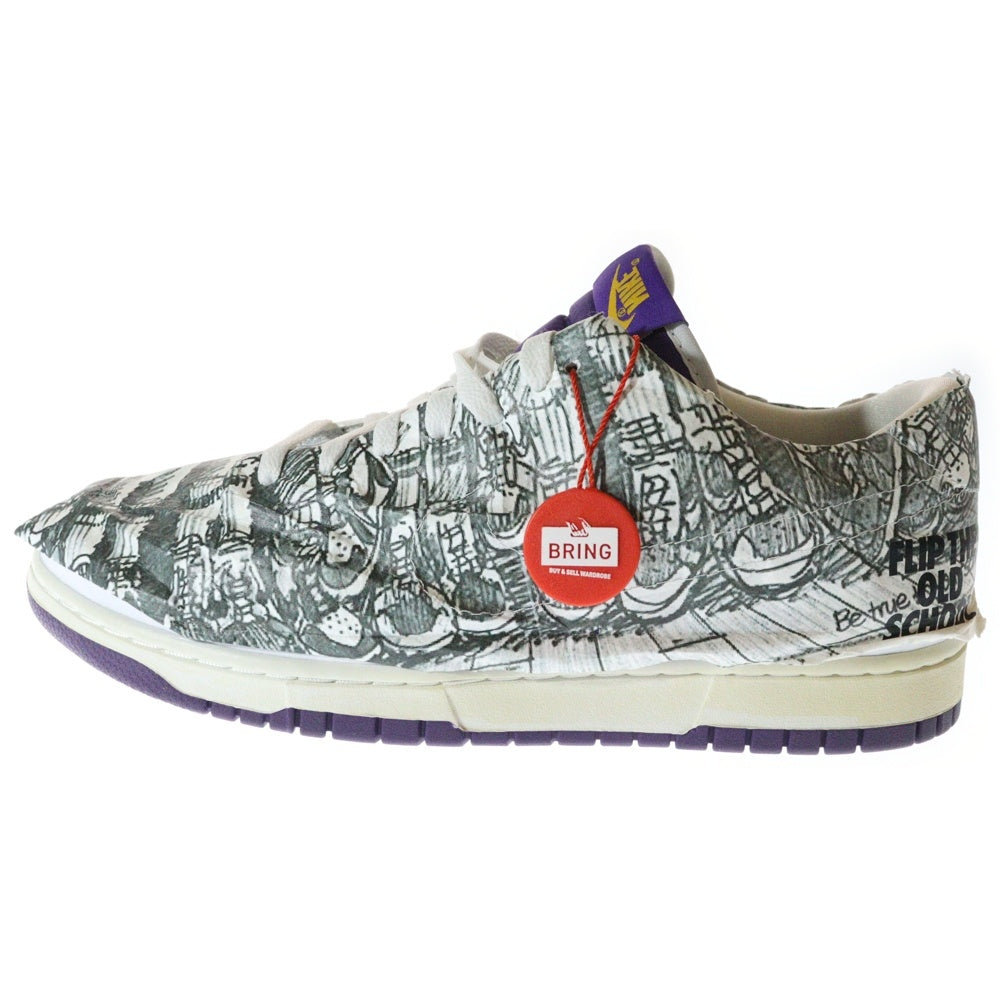 NIKE(ナイキ) WMS Dunk Low Made You Look ダンク ロー メイドユールック ローカットスニーカー US11.5/28.5cm DJ4636-100 パープル/ホワイト