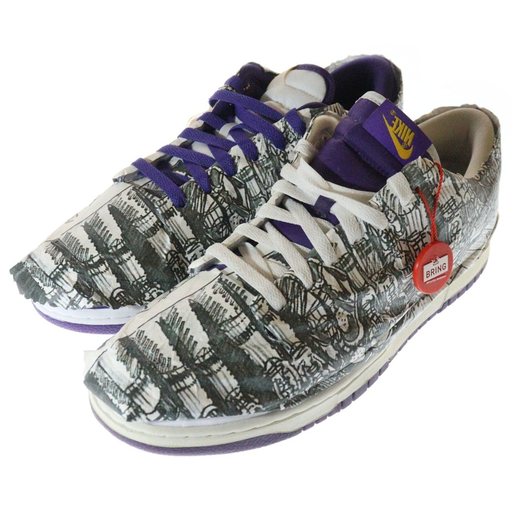 NIKE(ナイキ) WMS Dunk Low Made You Look ダンク ロー メイドユールック ローカットスニーカー US11.5/28.5cm DJ4636-100 パープル/ホワイト