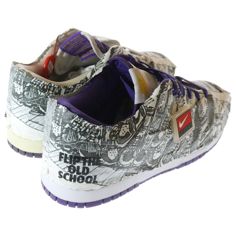 NIKE(ナイキ) WMS Dunk Low Made You Look ダンク ロー メイドユールック ローカットスニーカー US11.5/28.5cm DJ4636-100 パープル/ホワイト