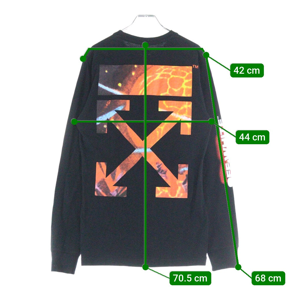 NIKE(ナイキ) 19SS Hands And Planets L/S T-Shirt 長袖Tシャツ ロンT OMAB001S19185016 ブラック