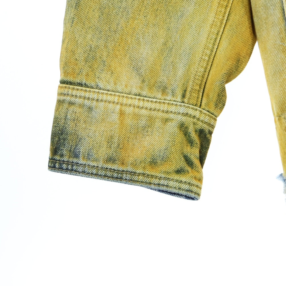 DRKSHDW(ダークシャドウ) SPHINX JUMBO WORKER JKT ダメージ加工 オーバーサイズデニムジャケット Gジャン インディゴ DU01D1752 DKYDFR