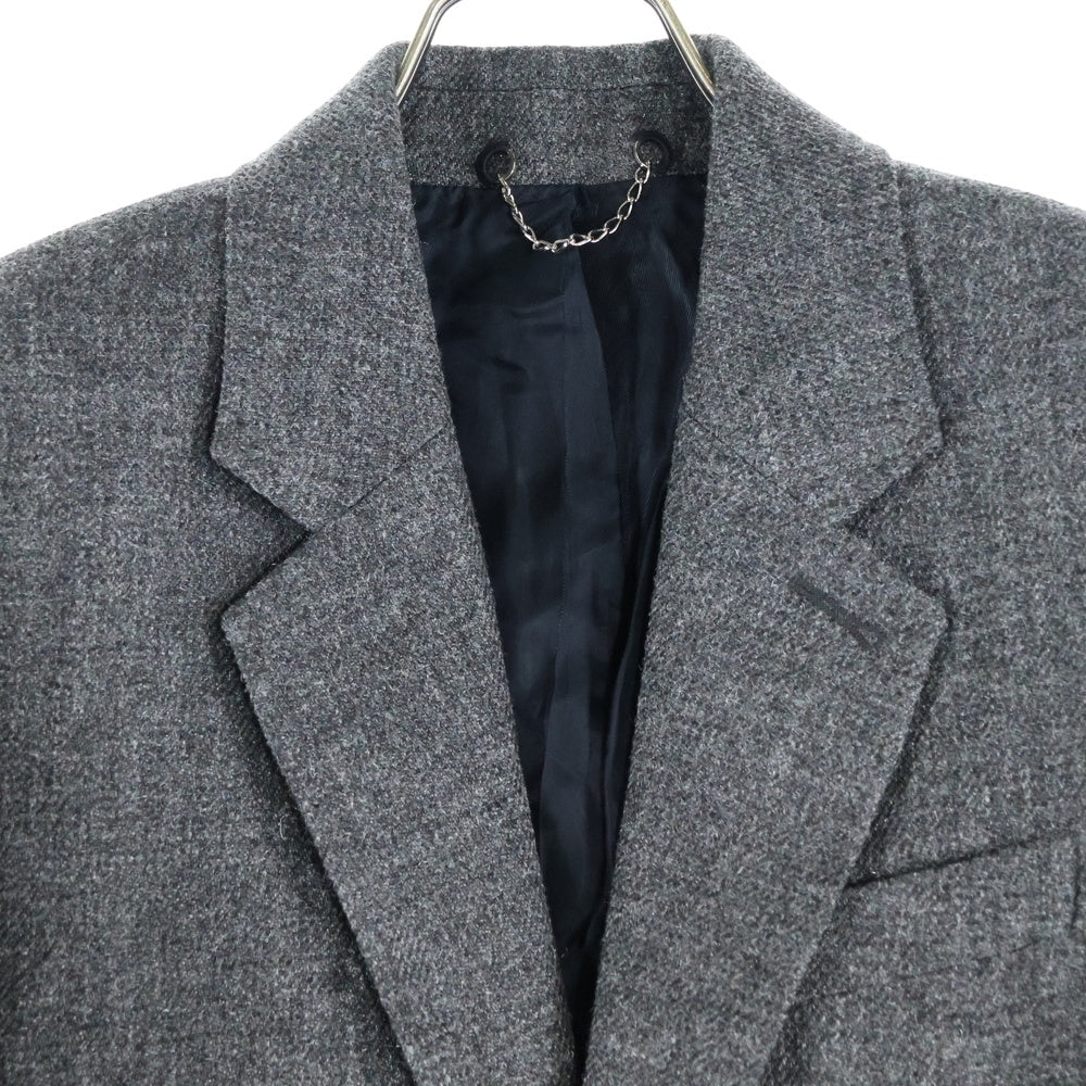 BALENCIAGA(バレンシアガ) 2B Wool Long Coat ウールロングコート チェスターコート グレー 205045 TP800