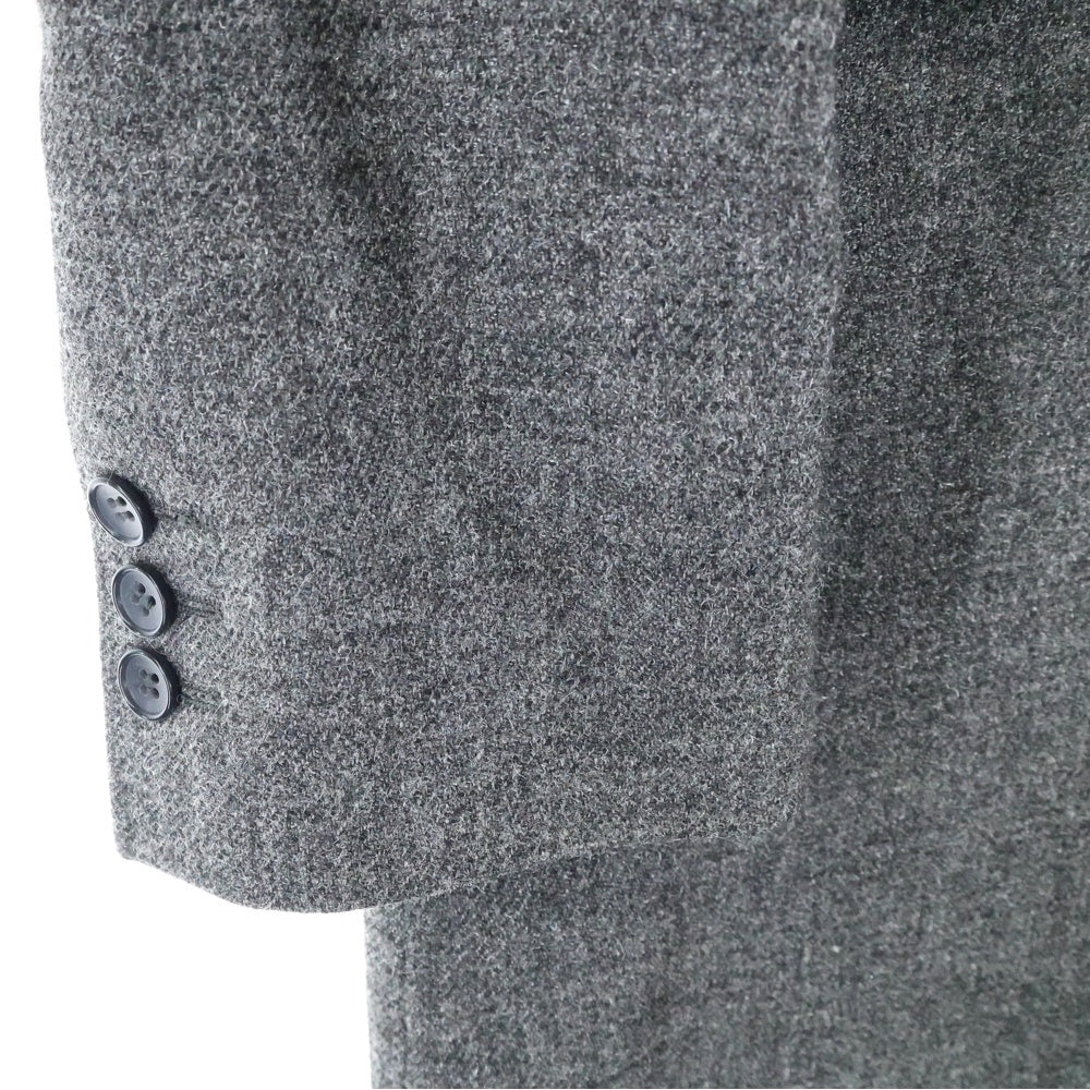 BALENCIAGA(バレンシアガ) 2B Wool Long Coat ウールロングコート チェスターコート グレー 205045 TP800