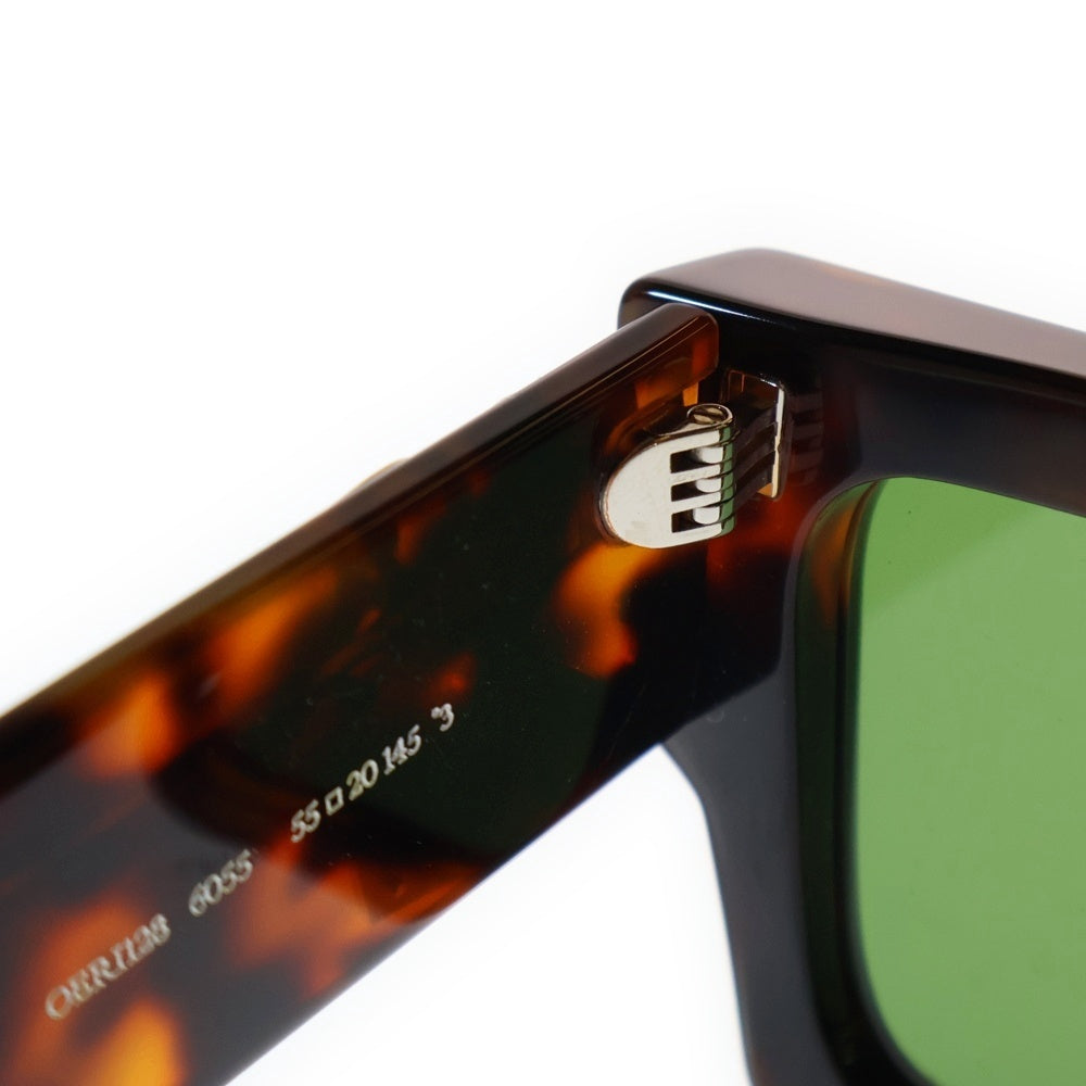 OFF-WHITE(オフホワイト) CATALINA OREI128 サイドロゴスクエアフレーム サングラス 眼鏡 ブラウン
