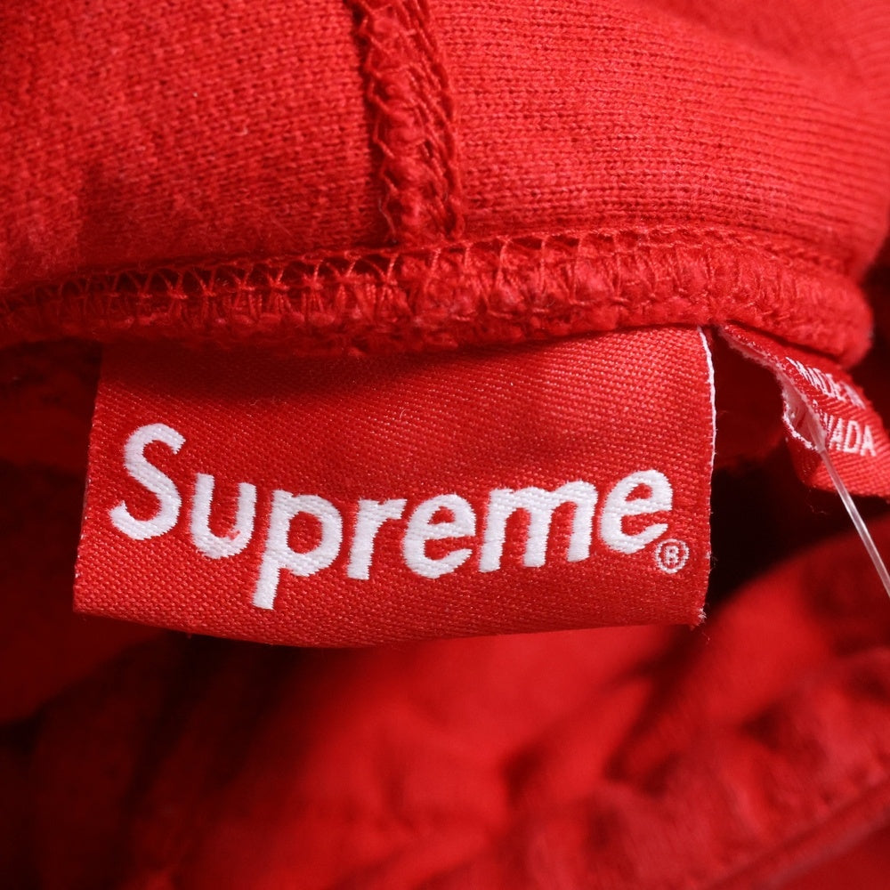 SUPREME(シュプリーム) 19AW Bandana Box Logo Hooded Sweatshirt バンダナボックスロゴ プルオーバースウェットパーカー フーディー レッド