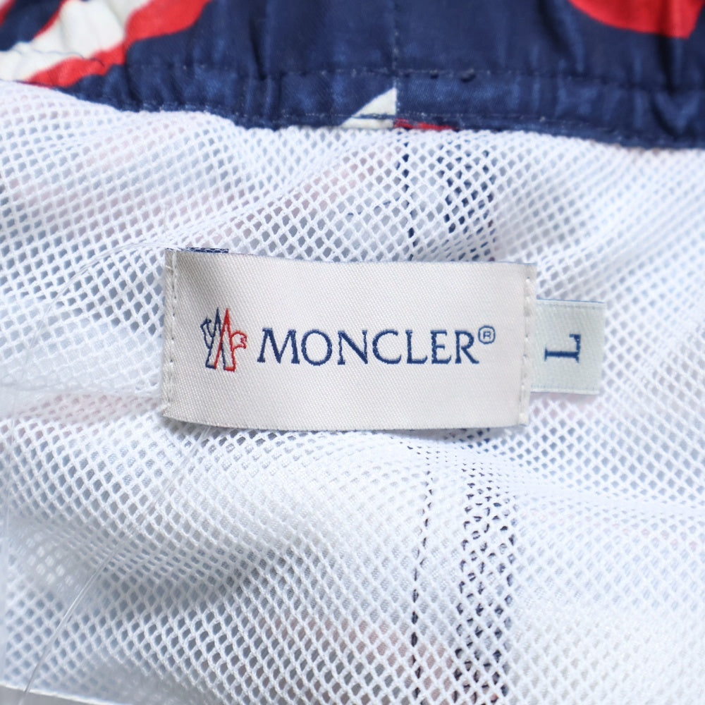 MONCLER(モンクレール) BOXER MARE 総柄ショーツ ハーフパンツ ネイビー G10912C70800