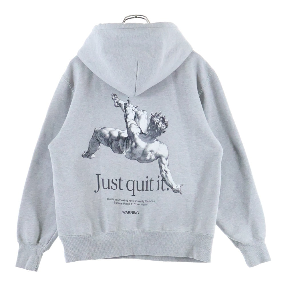 FR2(エフアールツー) Just Quit It Hoodie プルオーバースウェットパーカー フーディー グレー