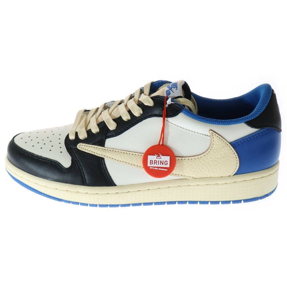 NIKE(ナイキ) ×TRAVIS SCOTT ×FRAGMENT AIR JORDAN1 LOW OG SP トラヴィススコット フラグメント エアジョーダン1 ローカットスニーカー US8.5/26.5cm DM7866-140