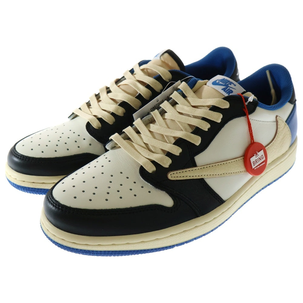 NIKE(ナイキ) ×TRAVIS SCOTT ×FRAGMENT AIR JORDAN1 LOW OG SP トラヴィススコット フラグメント エアジョーダン1 ローカットスニーカー US8.5/26.5cm DM7866-140