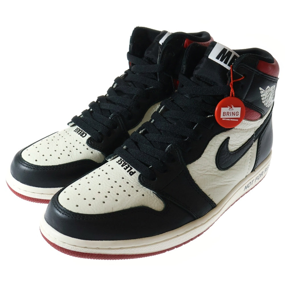 NIKE(ナイキ) AIR JORDAN1 RETRO HIGH OG NRG Not For Resale エアジョーダン1 ノットフォーリセール ハイカットスニーカー US9.5/27.5cm 861428-106