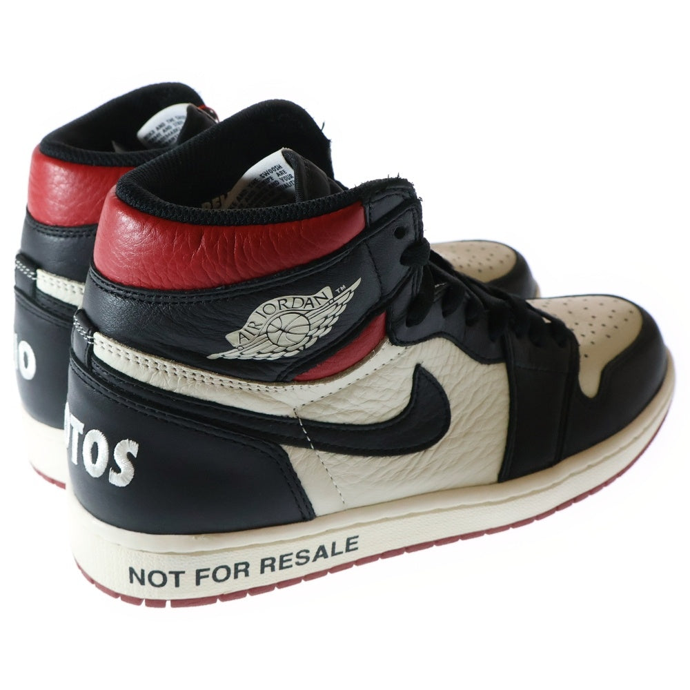 NIKE(ナイキ) AIR JORDAN1 RETRO HIGH OG NRG Not For Resale エアジョーダン1 ノットフォーリセール ハイカットスニーカー US9.5/27.5cm 861428-106