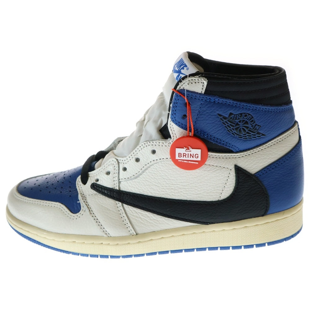 NIKE(ナイキ) ×TRAVIS SCOTT ×FRAGMENT AIR JORDAN1 RETRO HIGH OG SP トラヴィススコット フラグメント エアジョーダン1 ハイカットスニーカー US8.5/26.5cm DH3227-105