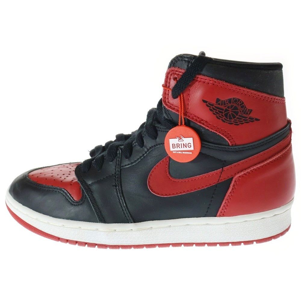 NIKE(ナイキ) 【観賞用 1994年製】AIR JORDAN1 BRED エアジョーダン1 ブレッド ハイカットスニーカー ブラック/レッド US9/27cm 130207-061