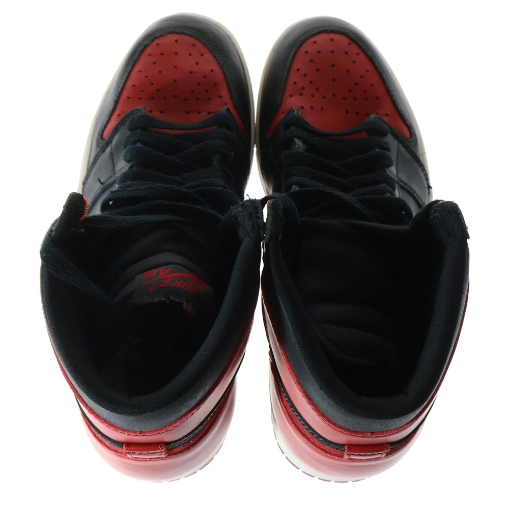 NIKE(ナイキ) 【観賞用 1994年製】AIR JORDAN1 BRED エアジョーダン1 ブレッド ハイカットスニーカー ブラック/レッド US9/27cm 130207-061