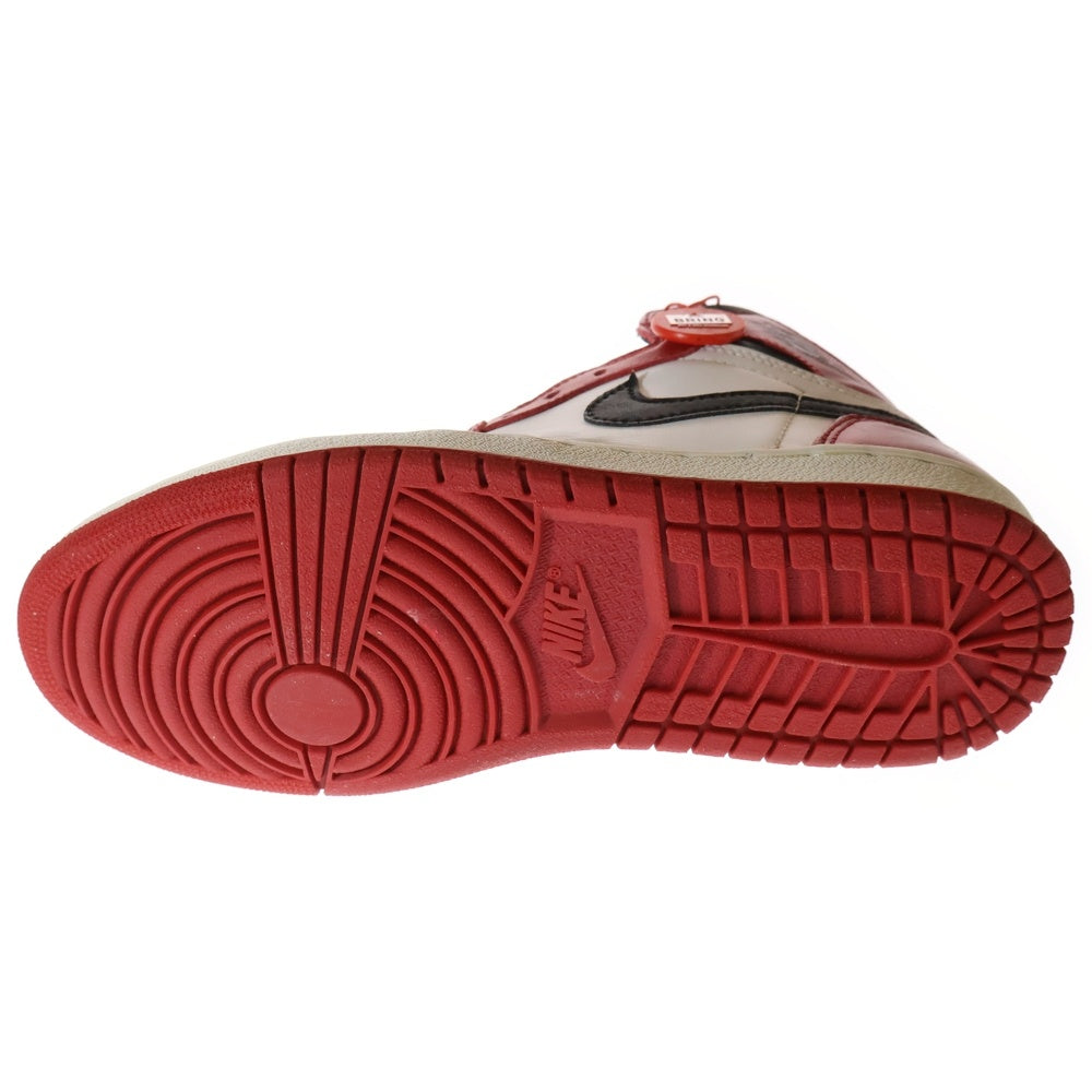 NIKE(ナイキ) 【観賞用】AIR JORDAN1 CHICAGO エアジョーダン1 シカゴ ハイカットスニーカー ホワイト/レッド US9/27cm 130207-061