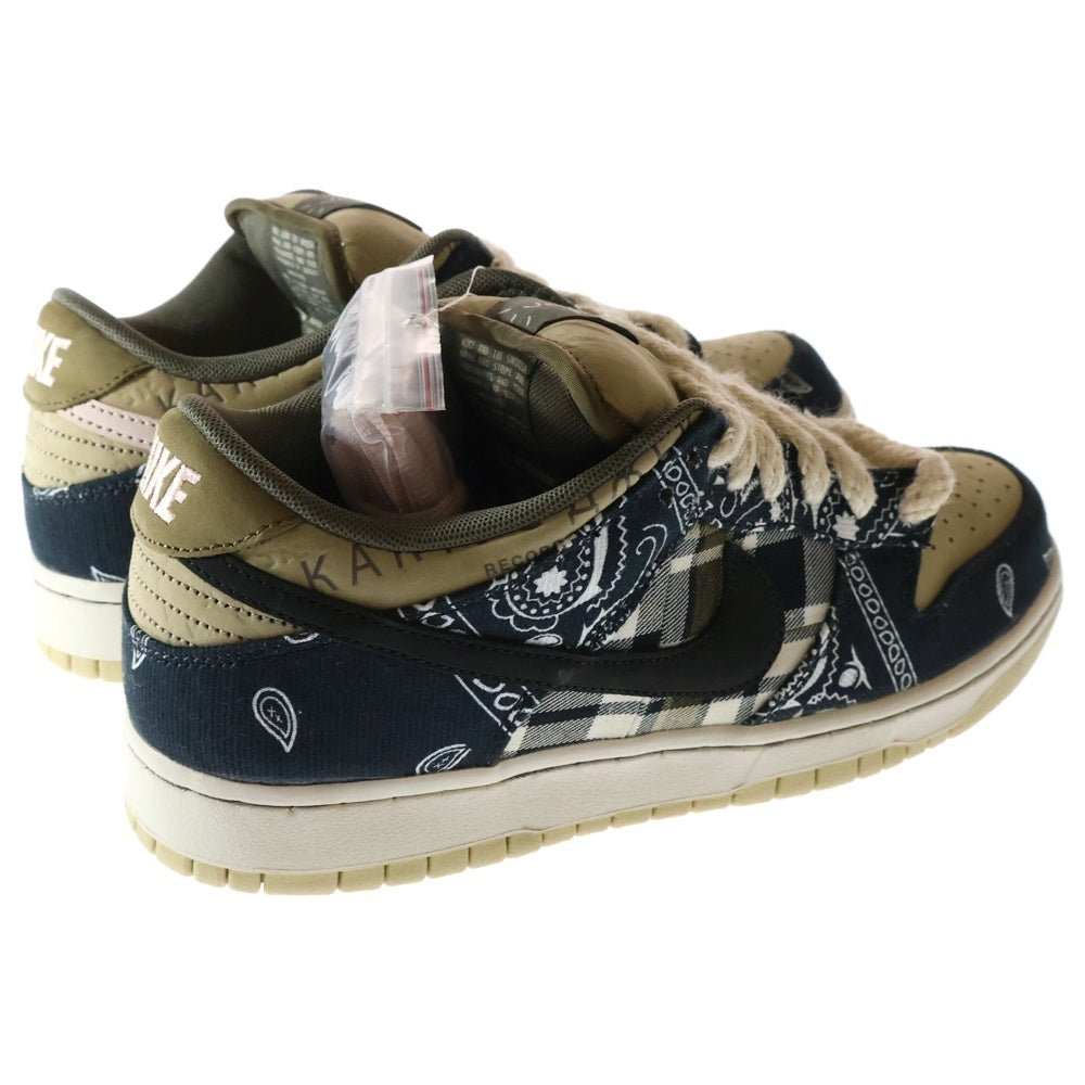 NIKE SB(ナイキエスビー) ×TRAVIS SCOTT DUNK LOW PRM QS トラヴィススコット ダンク ローカットスニーカー ベージュ US10/28cm CT5053-001