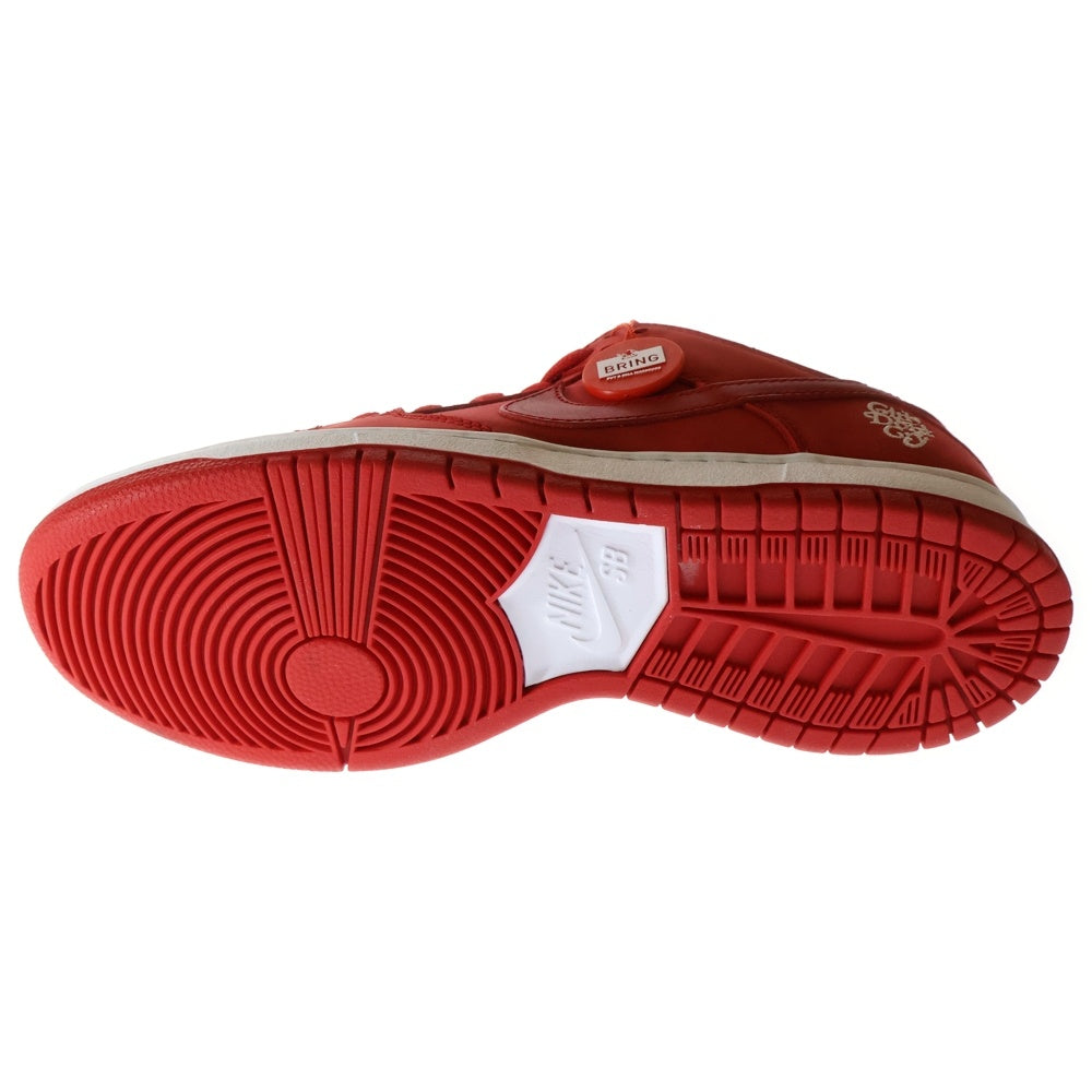 NIKE SB(ナイキエスビー) ×Girls Don't Cry DUNK LOW PRO QS ガールズドントクライ ダンク ローカットスニーカー レッド US9/27cm BQ6832-600