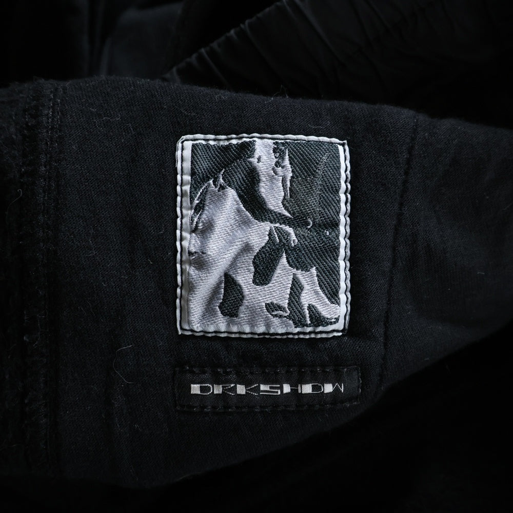 DRKSHDW(ダークシャドウ) Prisonner Drawstring Pant プリズナーパンツ サルエルパンツ DU20F1394-F ブラック