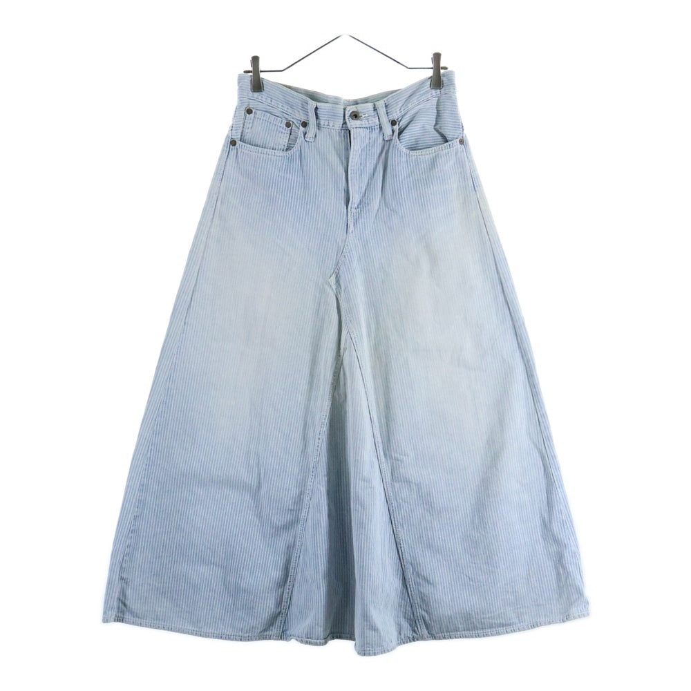 KAPITAL(キャピタル) ヒッコリーデニムスカート シンチバック