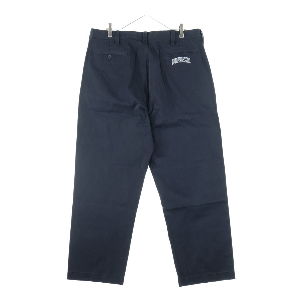 SUPREME(シュプリーム) 24SS Chino Pant ロゴ刺繍 チノパンツ ブラック