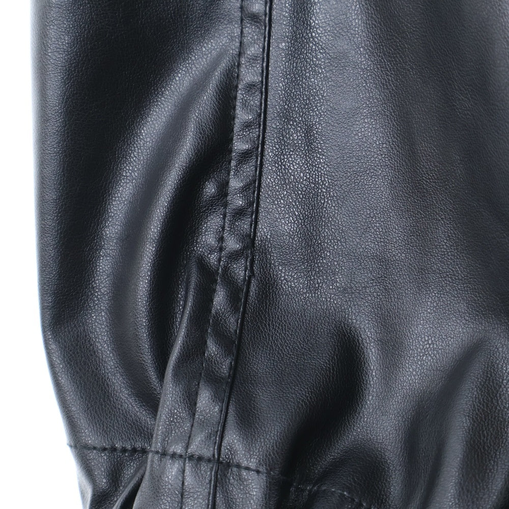 DIESEL(ディーゼル) P-MARTY-LTH フェイクレザーパンツ ブラック A12771