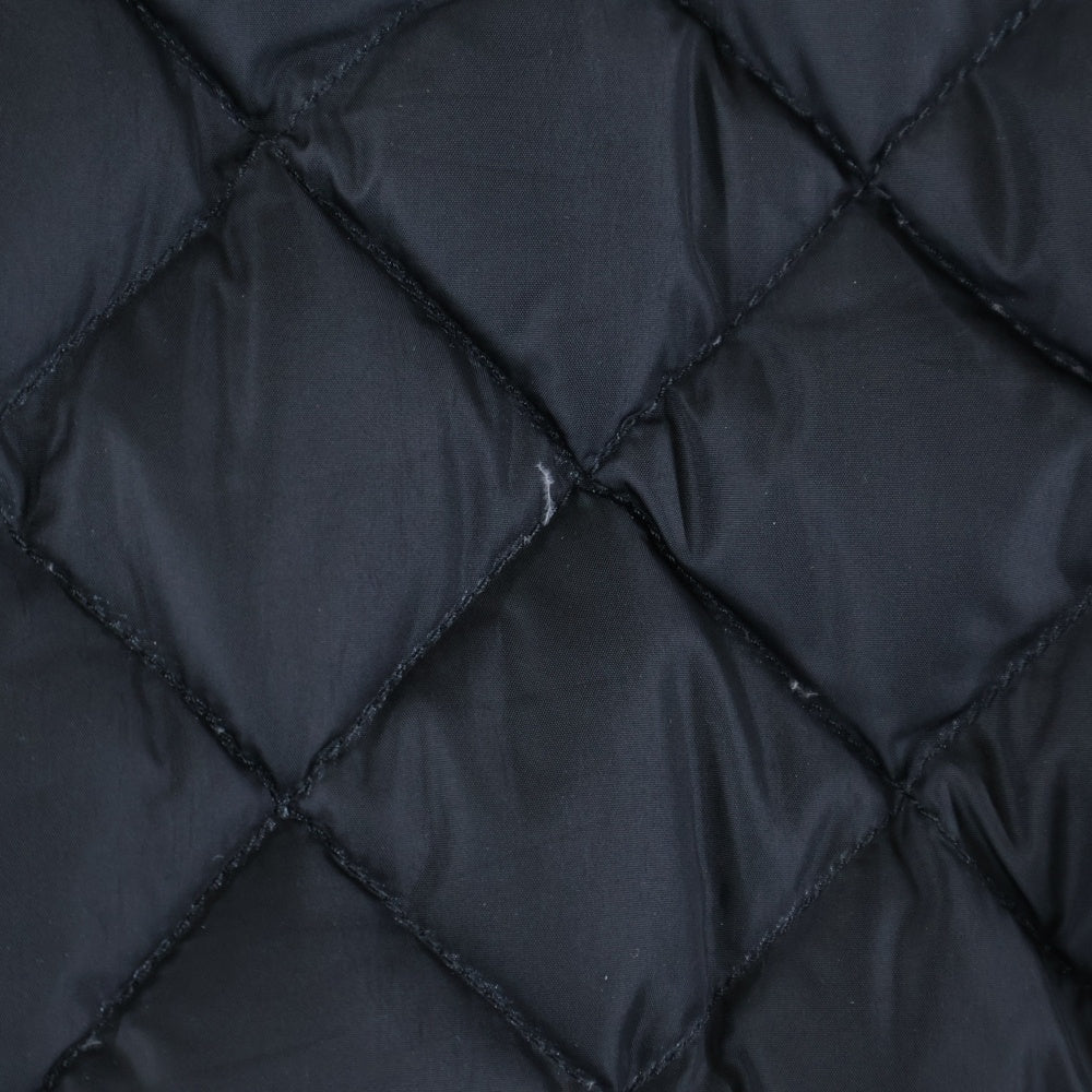 RAF SIMONS(ラフシモンズ) 21AW Short Padded Shirting Jacket ショートパデッドシェアリングジャケット オーバーサイズキルティングジャケット 212-M714 ブラック