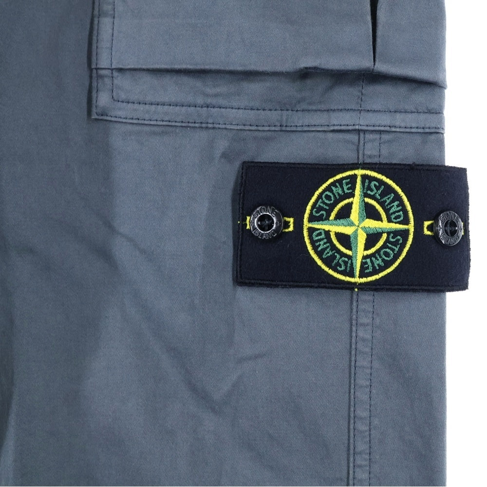 STONE ISLAND(ストーンアイランド) Joggers ロゴワッペン ワークパンツ カーゴパンツ グレー 791530414