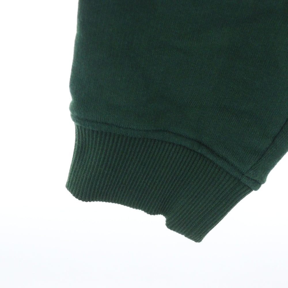 BURBERRY(バーバリー) Chain Detail Cotton Sweatshirt チェーンネックレス プルオーバースウェットパーカー フーディー グリーン 4559541