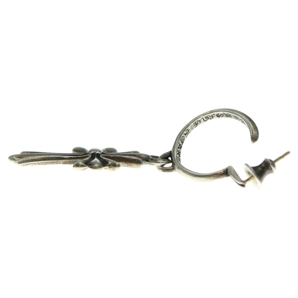 CHROME HEARTS(クロムハーツ) TINY CH CROSS タイニーCHクロス フープピアス シルバー BCA115